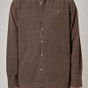 Men Rolla's Jeans Shirts | Tile Cord Shirt - Brown