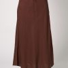 Women Rolla's Jeans Skirts | Linen Slip Skirt - Cocoa