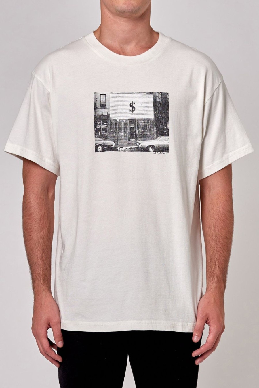 Men Rolla's Jeans Tees | Heavy Pub Tee - Vintage White