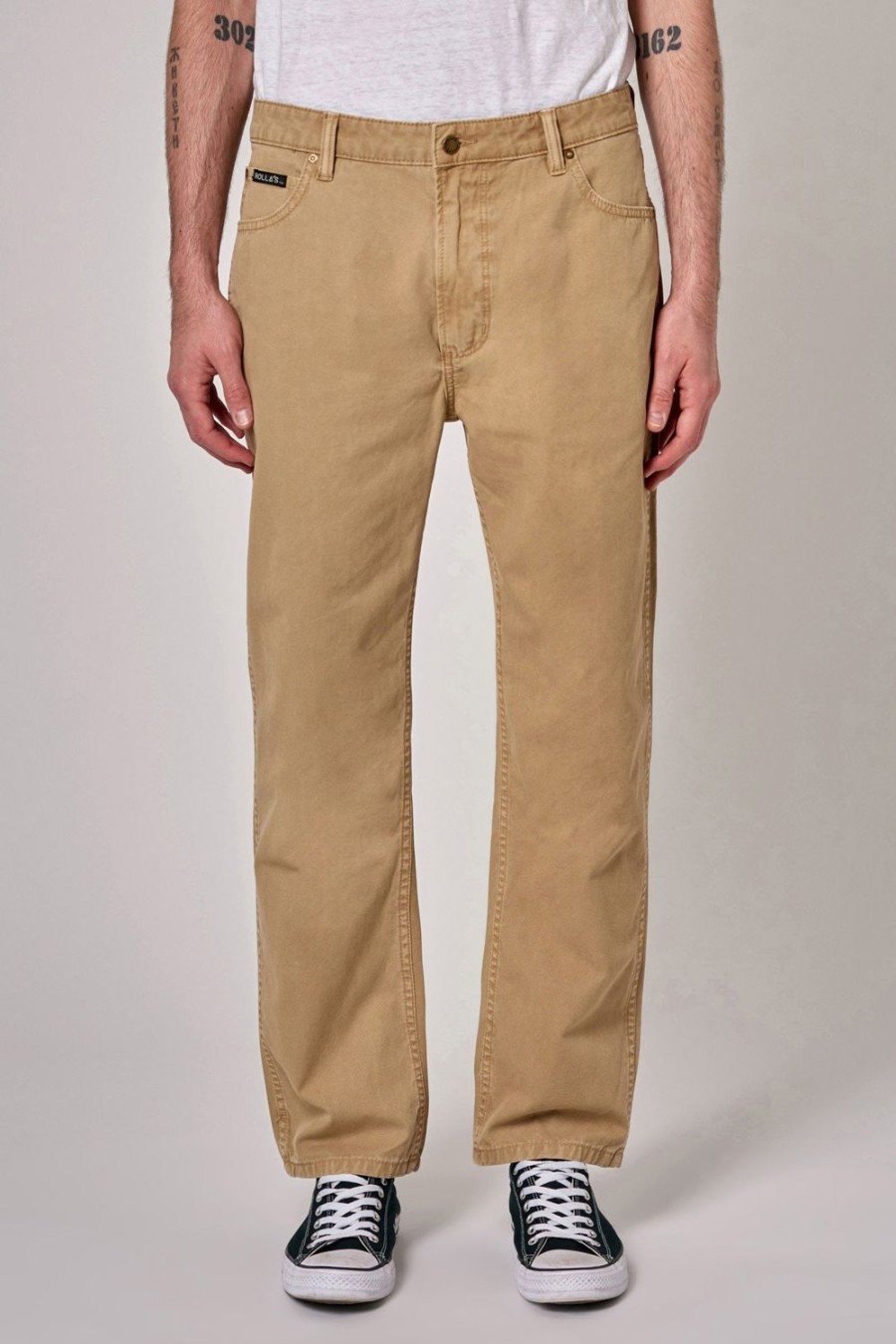 Men Rolla's Jeans Straight | Ezy Canvas - Dirty Sand