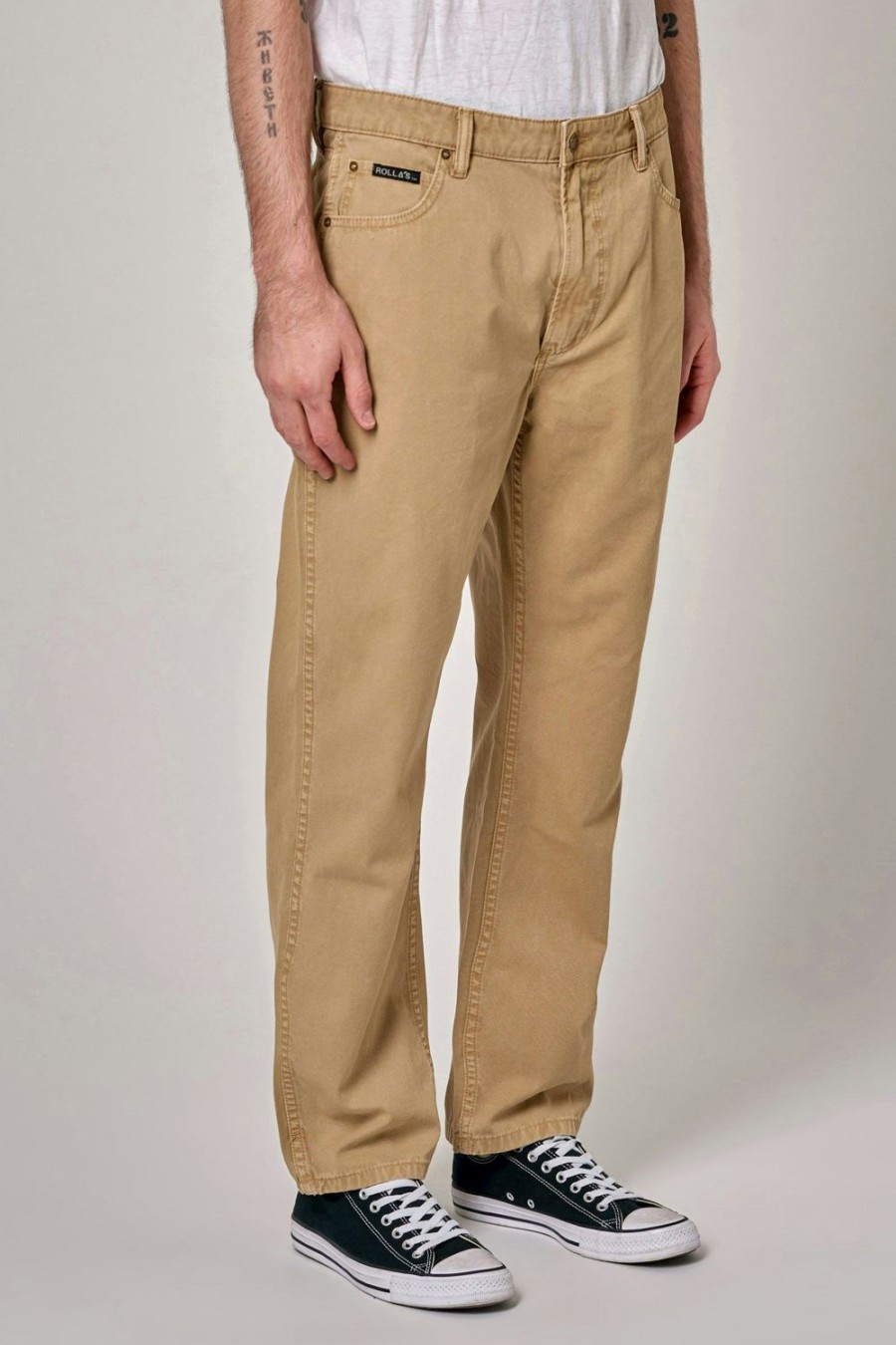 Men Rolla's Jeans Straight | Ezy Canvas - Dirty Sand