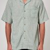 Men Rolla's Jeans Shirts | Bowler Shirt - Moss Check