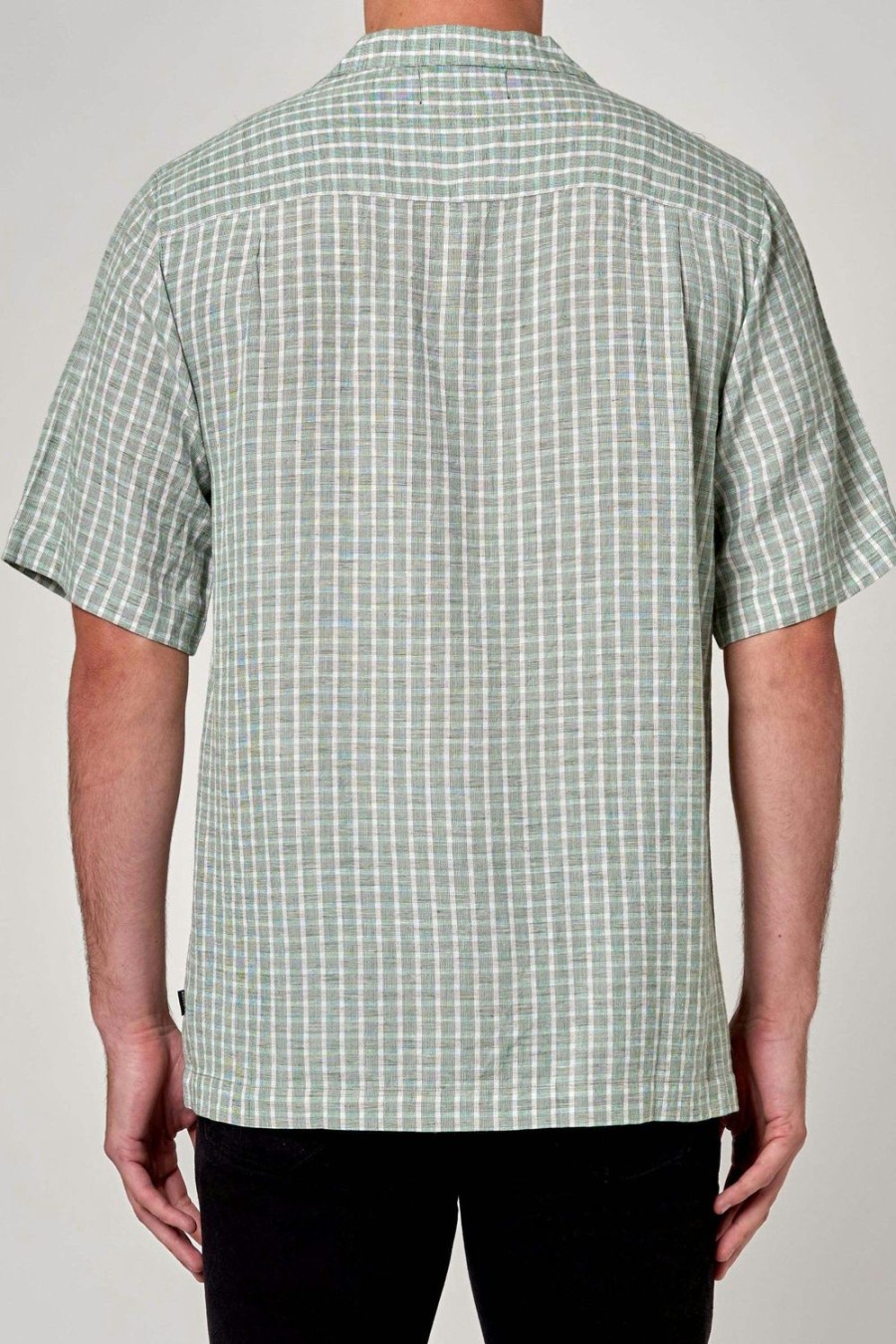 Men Rolla's Jeans Shirts | Bowler Shirt - Moss Check