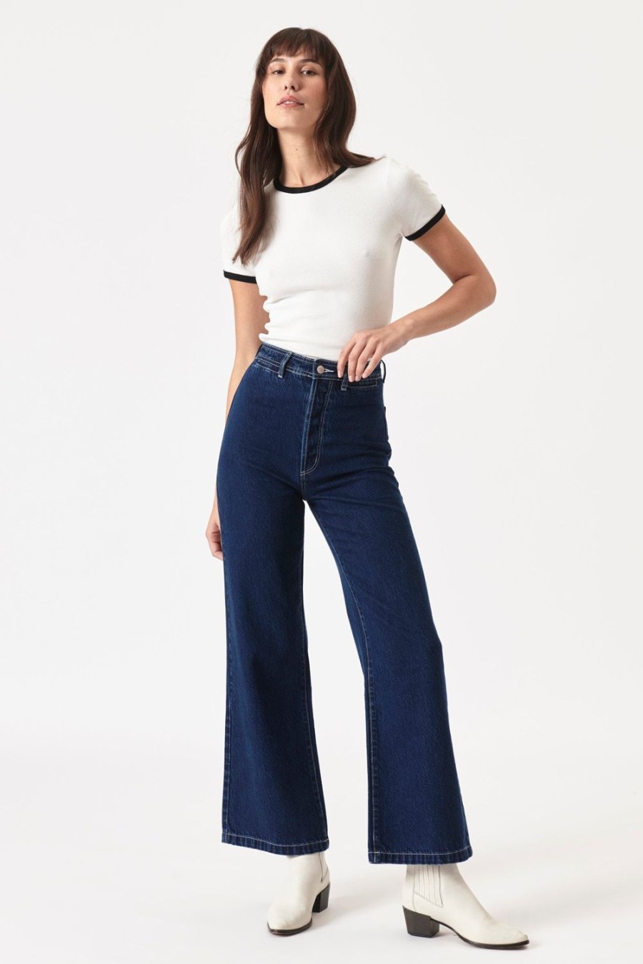 Women Rolla's Jeans Wide | Sailor Pant - Lyocell Francoise