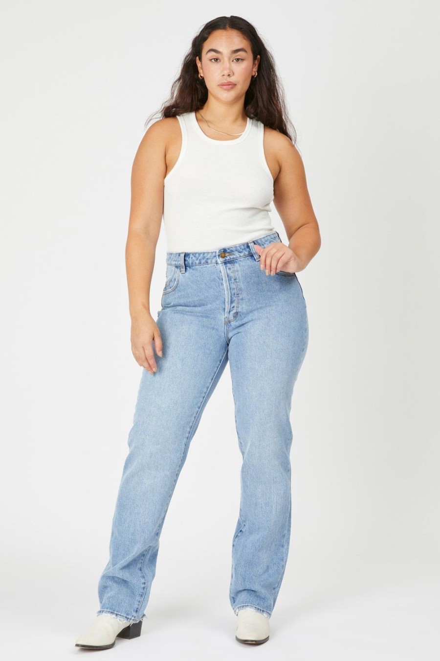 Women Rolla's Jeans Straight | Classic Straight - 90'S Blue