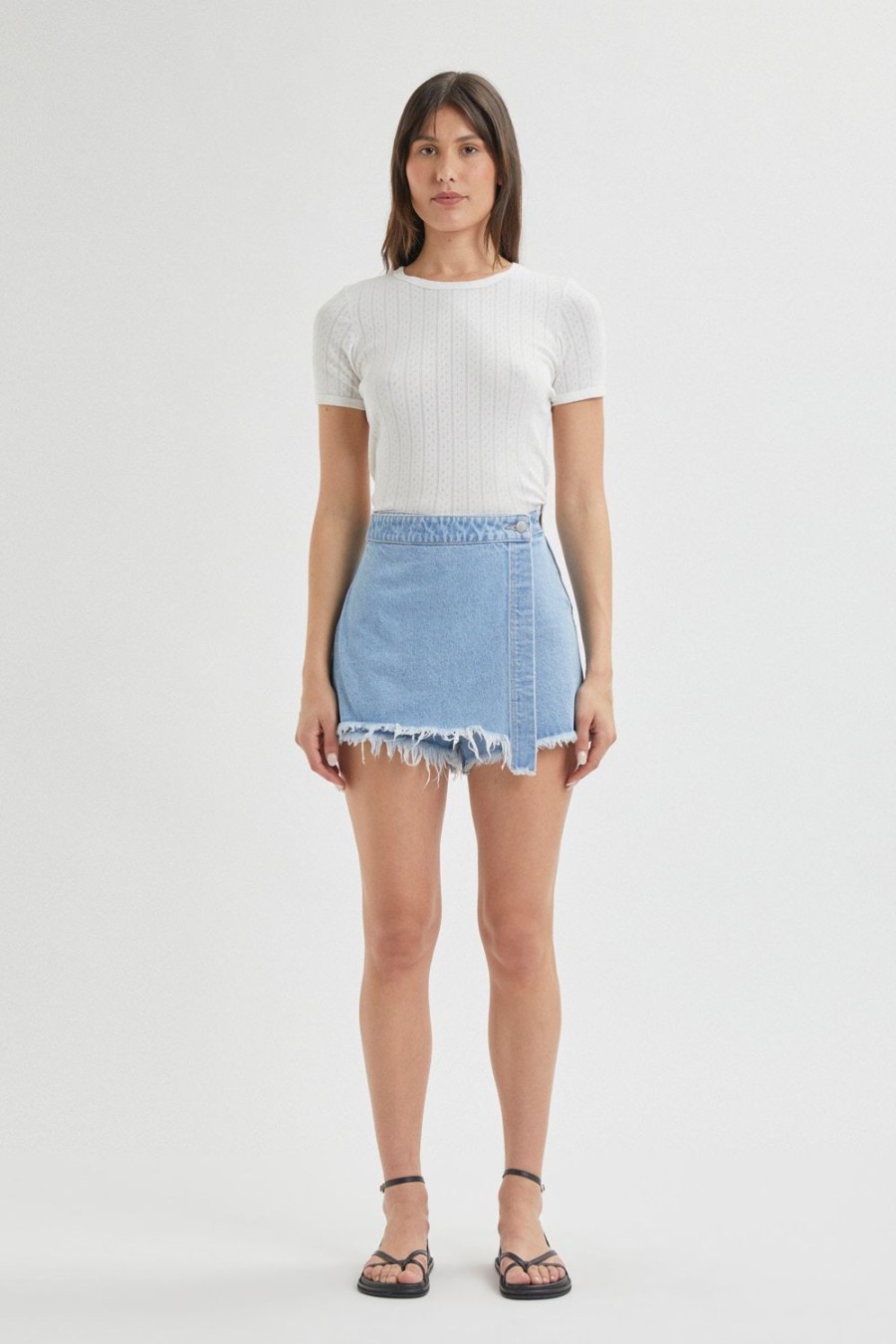 Women Rolla's Jeans Shorts | Skort - Layla Sunshine Blue