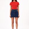 Women Rolla's Jeans Skirts | Classic Mini Skirt - Stone