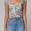 Women Rolla's Jeans Tops | Emmy Rosette Top - Buttercream