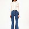 Women Rolla's Jeans Tops | Caroline Knit Longsleeve Top - Buttercream