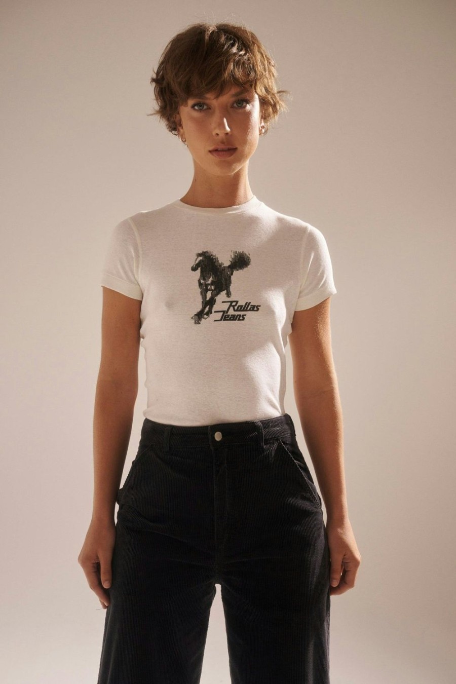 Women Rolla's Jeans Tees | Classic Tee - Wild Stallion