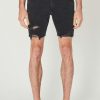 Men Rolla's Jeans Shorts | Tim Slim Short - Hard On Black