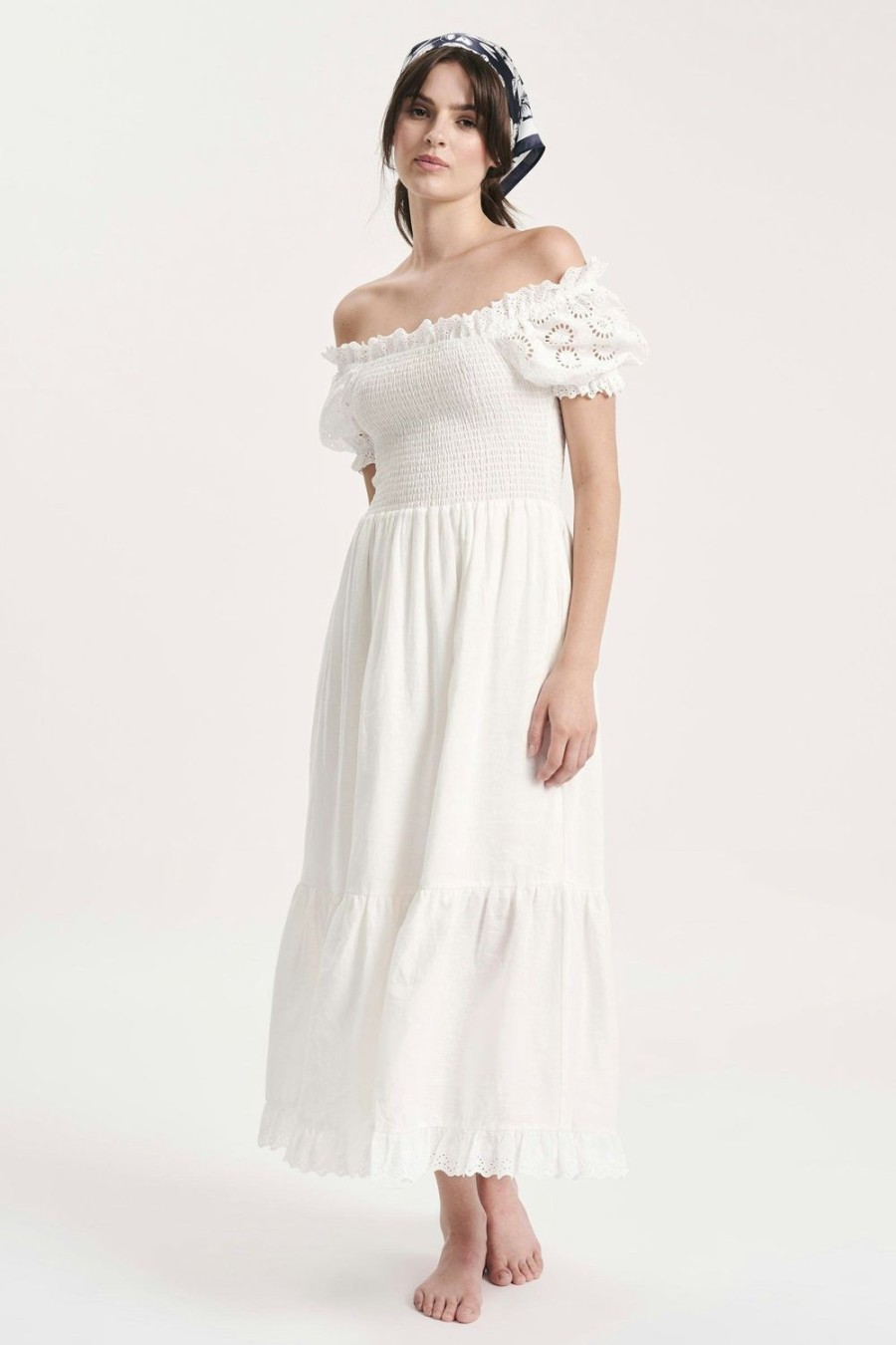 Women Rolla's Jeans Dresses | Greta Lace Dress - White