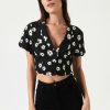 Women Rolla's Jeans Tops | Folk Floral Susie Top