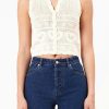 Women Rolla's Jeans Tops | Maisie Knit Top - Biscuit