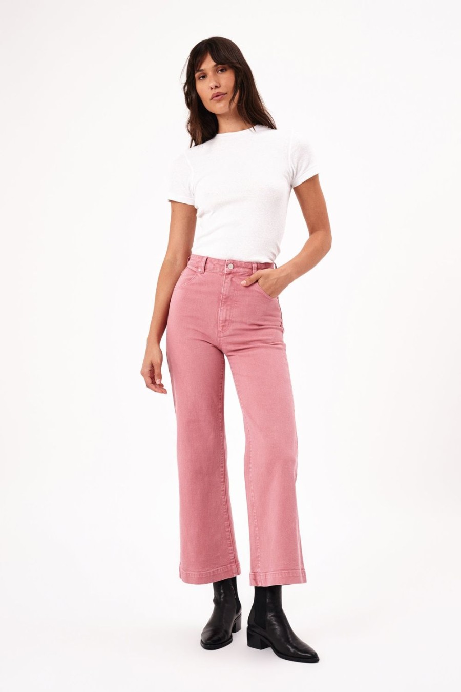 Women Rolla's Jeans Wide | Sailor Scoop - Rose