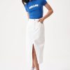 Women Rolla's Jeans Skirts | Chicago Skirt - Vintage White