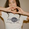 Women Rolla's Jeans Tees | Vivre Sa Vie Baby Rib Tee