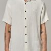 Men Rolla's Jeans Shirts | Bon Weave Shirt - Bone