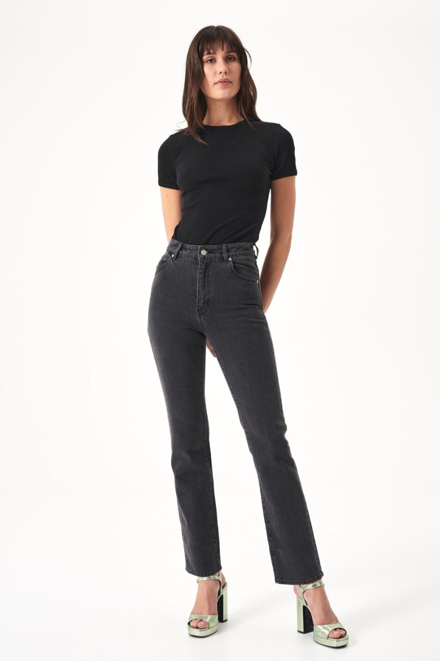 Women Rolla's Jeans Straight | Original Straight Long - Brad Black