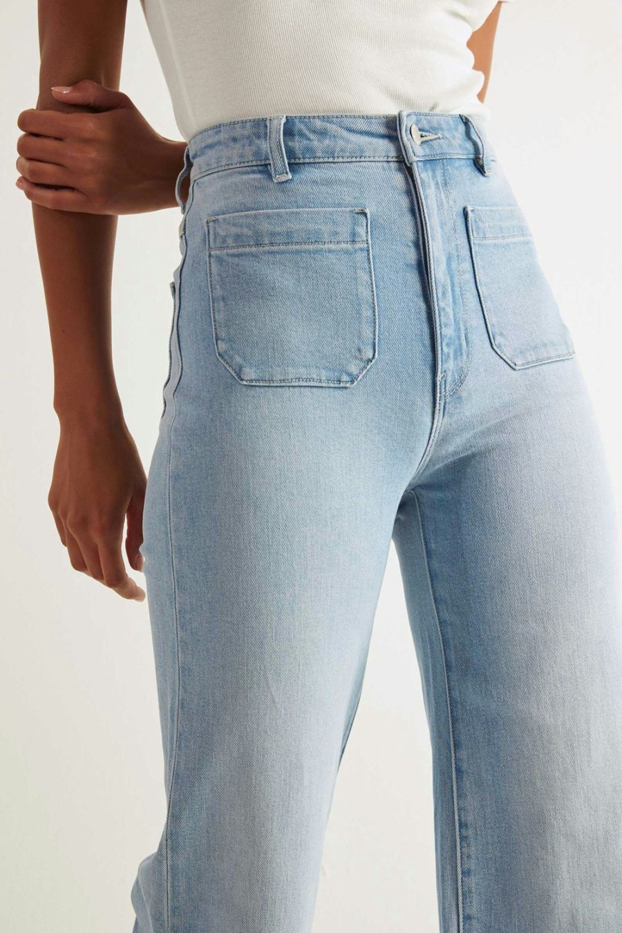 Women Rolla's Jeans Wide | Sailor Jean Long - Bluebird Organic