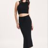 Women Rolla's Jeans Skirts | Milan Knit Skirt - Black