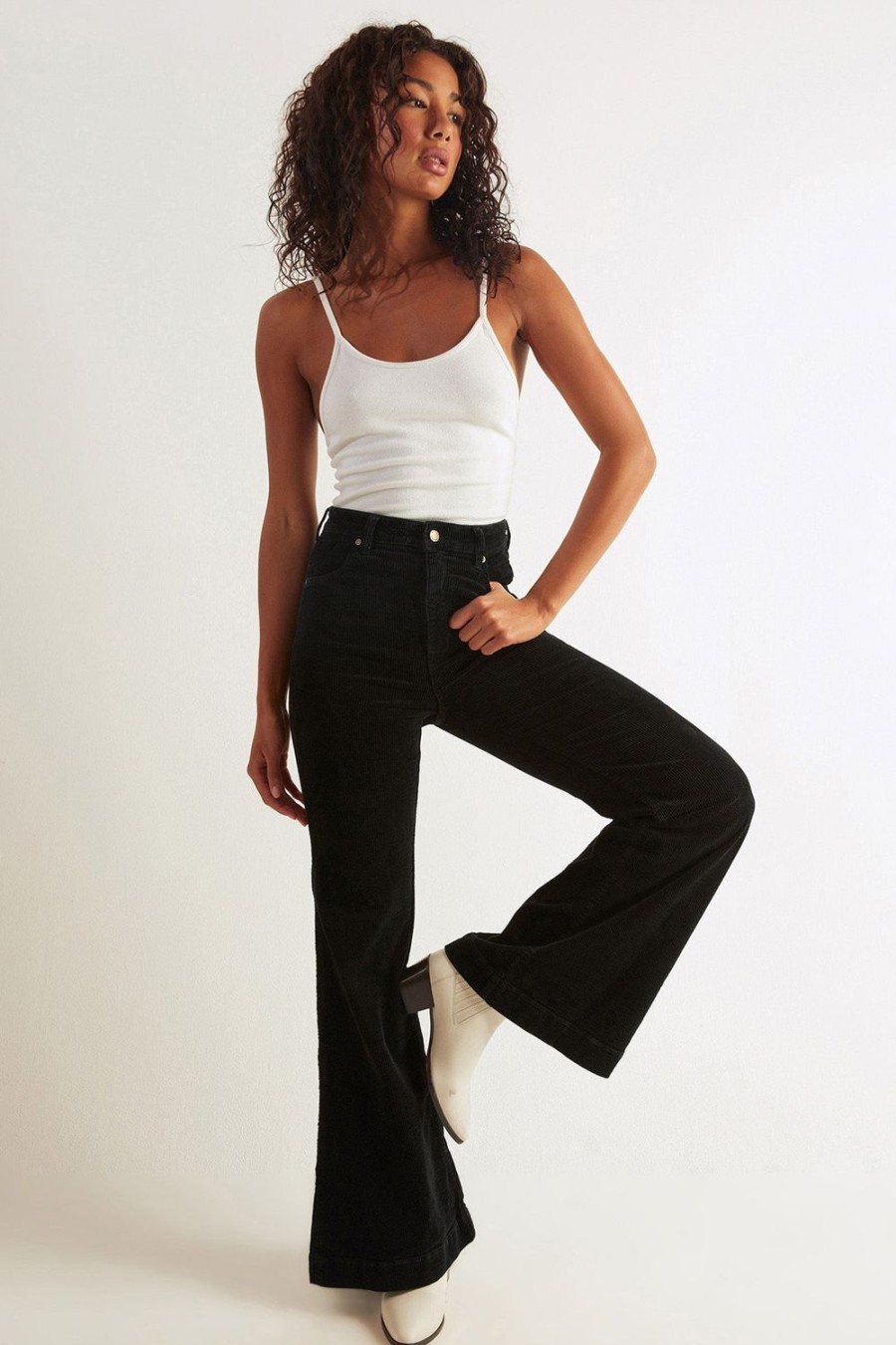 Women Rolla's Jeans Flares | Eastcoast Flare - Velvet Black