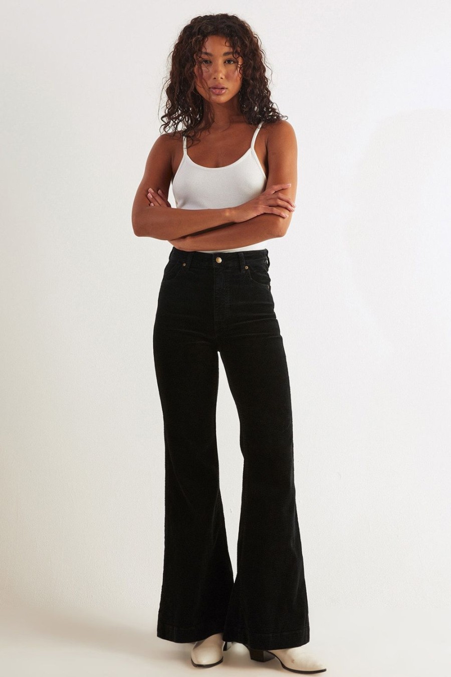 Women Rolla's Jeans Flares | Eastcoast Flare - Velvet Black