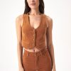 Women Rolla's Jeans Tops | Dallas Vest - Tan Cord