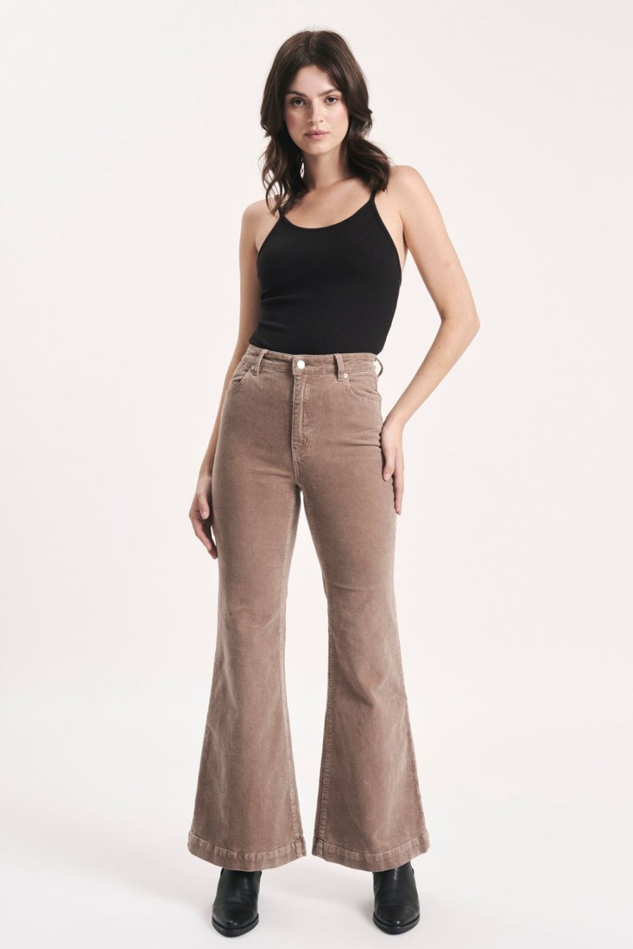 Women Rolla's Jeans Flares | Eastcoast Flare - Mink Cord