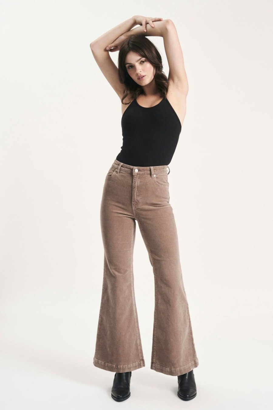 Women Rolla's Jeans Flares | Eastcoast Flare - Mink Cord