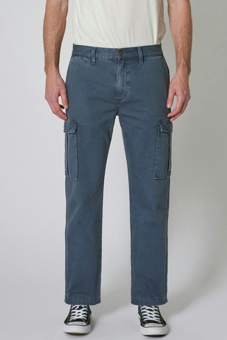 Men Rolla's Jeans Straight | Ezy Trade Cargo - Steel Blue