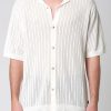 Men Rolla's Jeans Shirts | Bowler Knit Shirt - White