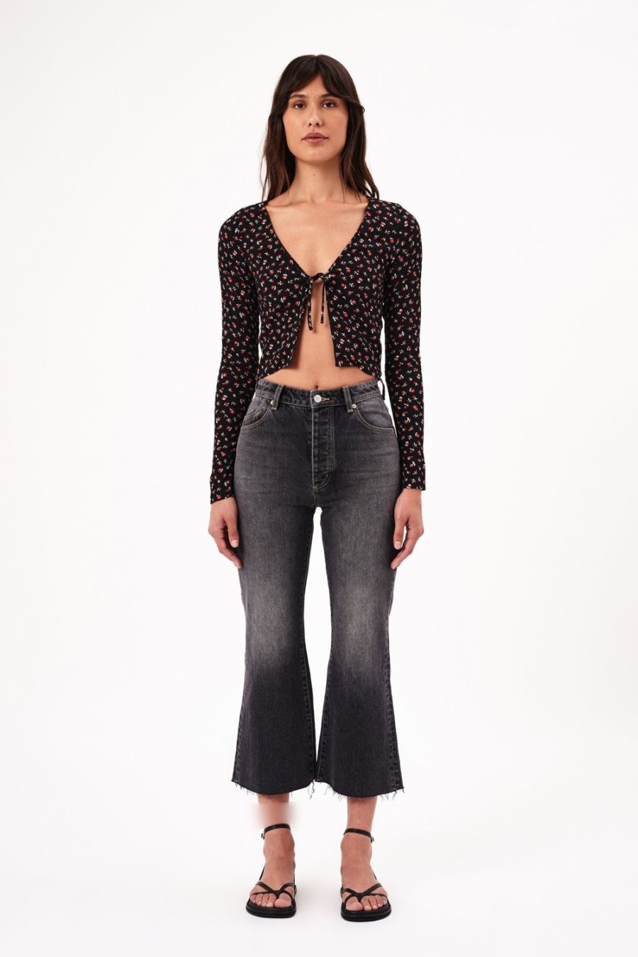 Women Rolla's Jeans Flares | Classic Flare Crop - Shadow