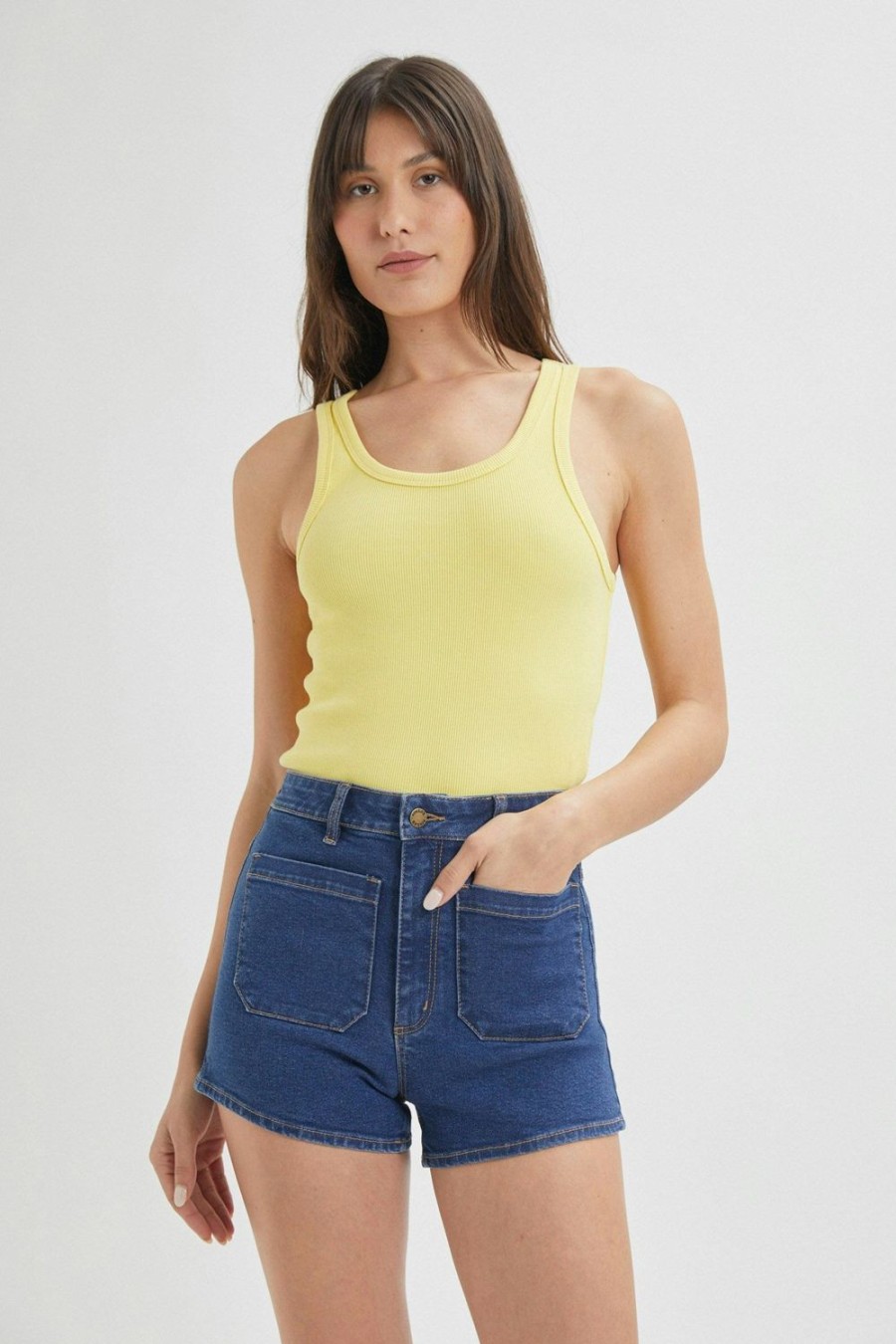 Women Rolla's Jeans Tops | Toni Tank - Sun