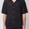 Men Rolla's Jeans Shirts | Bowler Knit Shirt - Black