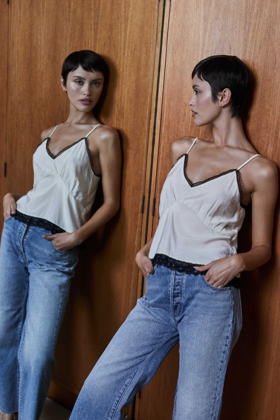 Women Rolla's Jeans Tops | Jerry Cami - Buttercream