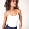 Women Rolla's Jeans Tops | Organic Ballet Camisole - Vintage White